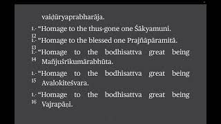 The Noble Vaiduryaprabha Dharani Audiobook w text Tr Adam C Krug r Angus Cargill [upl. by Airehtfele]