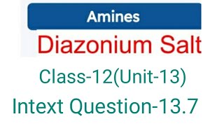 Intext question 137 Write chemical reaction of aniline with benzoyl chloride aminesshzclasses [upl. by Willi268]