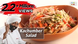 Kachumber Salad Recipe  कचुम्बर सलाद  Turban Tadka  FoodFood [upl. by Fruin]