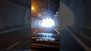 Italy to France via Frejus Tunnel sixkiwis frejus travelvlog [upl. by Ehrman]