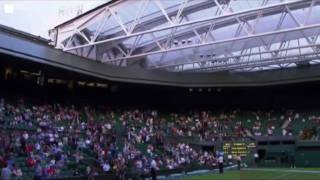 Wimbledon roof closing [upl. by Bonnie950]