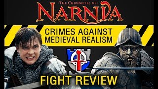 Crimes against medieval realism Narnia Prince Caspian fight review [upl. by Yuht]