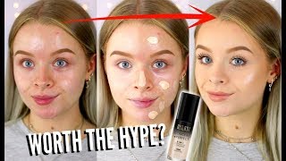 MILANI 2 IN 1 CONCEAL  PERFECT FOUNDATION  NEW SHADE ft boyfriend hehe  sophdoesnails [upl. by Dleifniw]