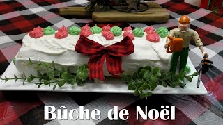 Recette de Bûche de Noël facile et rapide [upl. by Hoashis]