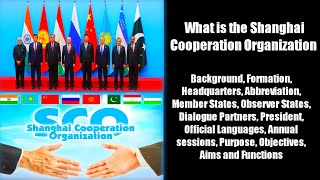 What is Shanghai Cooperation Organization SCO Shanghai Pact SP 5min Knowledge [upl. by Mcconaghy421]