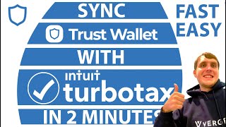 Sync Trust Wallet With TurboTax in 2 Minutes  How To Do Crypto Taxes [upl. by Conan]