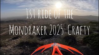 1st ride of the all new 2025 Mondraker Crafty ebike ⚡️⚡️part 1 Alicante trails [upl. by Elleina]