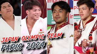 Japan Mens Judo Team for Paris Olympics 2024 [upl. by Randa468]