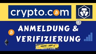 Cryptocom Anmeldung  Registrierung  Anleitung DEUTSCH  cryptocom Erfahrungen [upl. by Booker829]