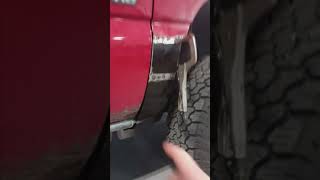 2007 silverado rot box fender patches were too short had to hack in my own [upl. by Ive]