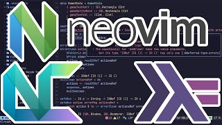 NvChad  Neovim  Haskell  Archlinux [upl. by Heyer253]