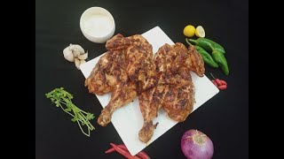 AL Tazaj A traditional Arabian recipe for bbq fresh chicken served with aioli toumgarlic sauce [upl. by Finegan216]