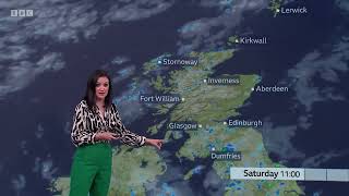 Sarah Cruickshank Scotland weather forecast BBC July 27th 2024 [upl. by Ecirad]