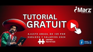 Tutorial del Ajuste Anual de ISR en CONTPAQi Nóminas por iMARZ 21Noviembre2024 [upl. by Renckens]