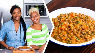 How To Make Trini Pigeon Peas  Foodie Nation [upl. by Meijer]