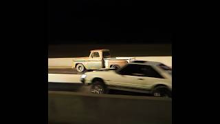 C10 VS Ford Mustang  Bonne Terre Drag Strip chevyc10 c10life dragtruck [upl. by Imeka865]