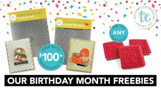 Its our Birthday Month  Learn about our September Freebies  Stay for a Crafty Demo [upl. by Arahsal]