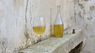 WHITE WINE Homemade 🍾 How to make WINE at Home 😉 Italian Tradition recipe whitewine [upl. by Etnuaed]