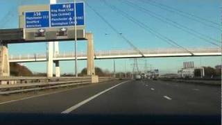 Manchesters M60 Orbital Motorway  Time Lapse [upl. by Fachan]