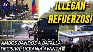 ¡Crece el frente ruso Llegan refuerzos de ambos bandos Ucrania avanza sin orden Batalla decisiva [upl. by Zel954]