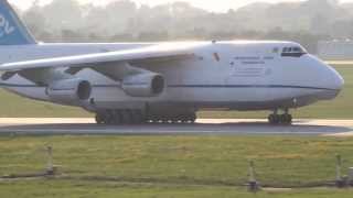 Antonov AN124 landing in Düsseldorf [upl. by Matland108]