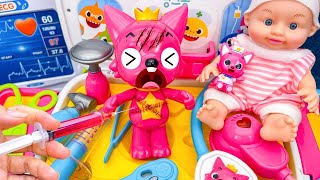 75 Minutes Satisfying with Unboxing Cute Pinkfong Doctor First Aid Toys Ambulance Playset  ASMR [upl. by Brynne]