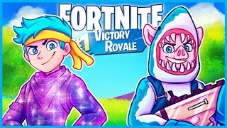 NINJA Shows Me his GALAXY SKIN in Fortnite Battle Royale Fortnite Funny Moments amp Fails [upl. by Eciram]