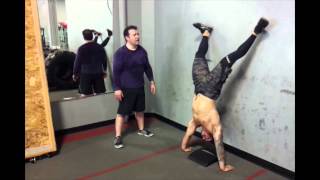 Crossfit LA  Hand Stand Push Ups HSPU  for Beginner [upl. by Prentice]