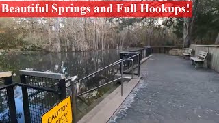 Manatee Springs State Park  Manatee Springs Campground Tour [upl. by Beret732]