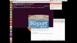 How to install iReport in Ubuntu  Linux [upl. by Nawat296]