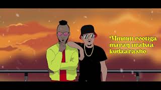 Sharma Boy ft Qare The Mask  Kuxumee Saaxib Official Animation Video [upl. by Hnah]