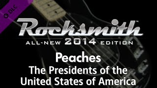 Presidents of the United States of America quotPeachesquot Rocksmith 2014 bass cover pick [upl. by Refanej]