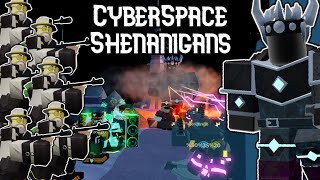 CyberSpace Shenanigans  Tower Defense Simulator [upl. by Spoor]