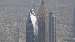 DUBAI  Rose Tower Rose Rayhaan by Rotana and Al Attar Tower Gevora Hotel  20171008 [upl. by Ahen711]