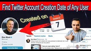 Find Twitter Joined Date in exact second and more  Twitter OSINT [upl. by Zandra]