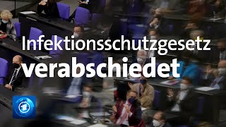 Bundestag beschließt neues Infektionsschutzgesetz [upl. by Gabriele]