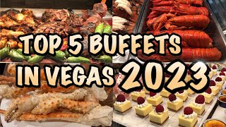 Top 5 Buffets in Las Vegas 2023 [upl. by Pernell715]