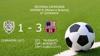 HIGHLIGHTS  FC DAL POZZO  DB CALCIO CESANO MADERNO 13  SEC CAT  GIR R  MON BRIA  6° GIO [upl. by Thamos]