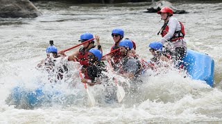 WHITE WATER RAFTING CLASS 34 RAPIDS [upl. by Nauquf]