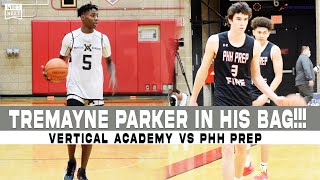 Tremayne Parker is HIM Vertical Academy highlights vs PHH Prep at the Shorty Minnesota Classic [upl. by Todhunter]