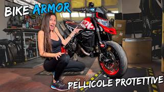 IL SEGRETO PER AVERE UNA MOTO COME NUOVA 😏 w BikeArmorPPF [upl. by Livingstone]