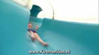 Kinderglijbaan 24m Onslide Cariba bad Gorichem Holland [upl. by Andromeda]