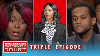 Triple Episode Woman Brings Two Men to Court Which is the Father  Paternity Court [upl. by Aderb]