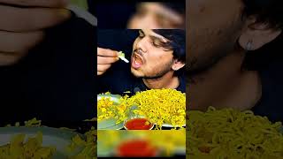 Mukbangers Eating Pasta And Noodles With Fried Chicken Pieces And ASMR Boiled Eggs With Salad Show [upl. by Teeter]