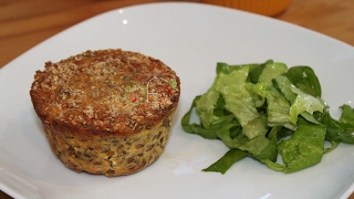 TORTINO DI LENTICCHIE AL FORNO CON SALSICCIA GRANA E ROSMARINO  Buono Facile Veloce [upl. by Aimas]