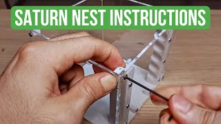 How To Build The WaKooshi Saturn Nest  Instructions  BRUMA Ants [upl. by Nosnibor881]