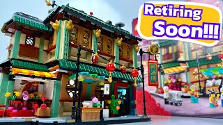 Soon To Retire LEGO Modular Family Reunion Celebration Review [upl. by Atinad]