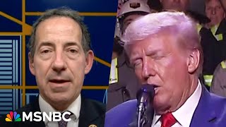 That was a promise Raskin reacts LIVE to Trump’s latest rally threat [upl. by Wons735]