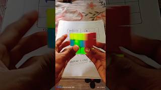 3x3 RUBIKS CUBE EASY TRICK VIRAL TRENDING SHORTS [upl. by Kovacs]