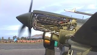 Engine Allison v1710 in P40 [upl. by Aitam485]